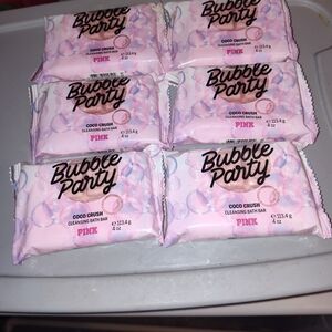 Pink Cleansing Bath Bar Set